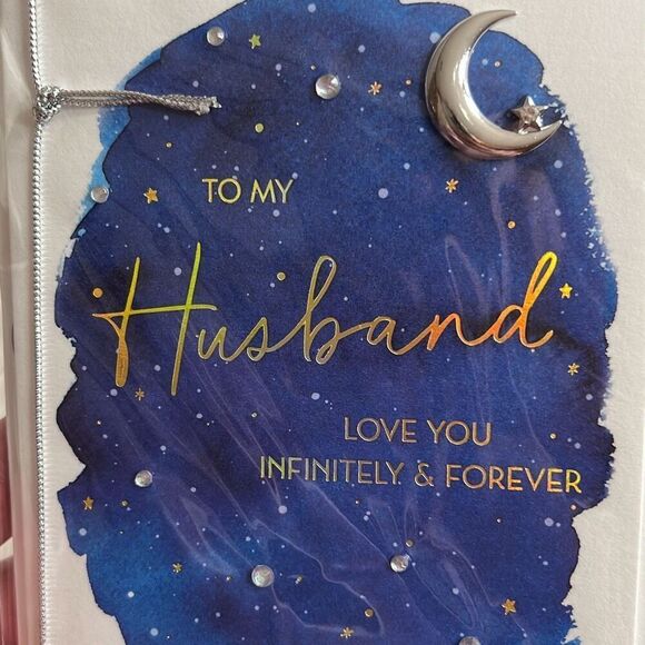 TO MY HUSBAND Valentine’s Day Card Love you Infinitely Papersong Brand New NWT - Picture 4 of 6